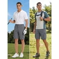 thumbnail image 6 of Men's Hiking Cargo Shorts Outdoor Travel Shorts for Men with Multi Pocket for Fishing Camping Casual Golf Grey 34, 6 of 8