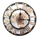 thumbnail image 1 of Reloj de pared Jadeshay vintage 3D rústico hecho A mano 30 cm 58 cm 80 cm color Oro/Plata, 1 of 8