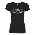 thumbnail image 2 of Wild Bobby, Ford Motors an American Classic, Cars and Trucks, Women Slim Fit Junior Tee, Black, Small, 2 of 4
