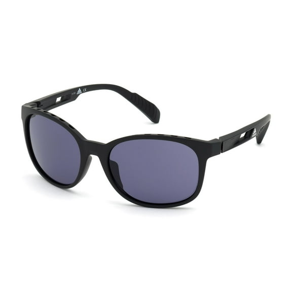 Adidas SP0011 Full Rim Round Matte Black / Smoke Kolor Up (Tm) Sunglasses