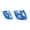 Blue, variant on lanema Low Noise E27 Screw Base Double Head Ceiling Fan Light For Home Decoration