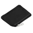 thumbnail image 1 of Unique Bargains Coin Purse Pouch, Change Purses Small Organizer Bags Zipper 3' x 5', Black, 1 of 5