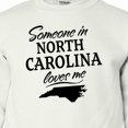 thumbnail image 3 of Inktastic Someone in North Carolina Loves Me Youth Sweatshirt, 3 of 4