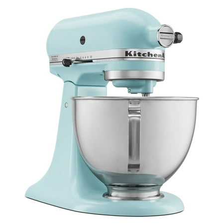 KitchenAid Deluxe Series 4.5 Quart Tilt-Head Stand Mixer with Stainless Bowl, Mineral Water Blue, Model KSM97MI