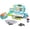Blue, variant on INTMEDIC Pretend Play Calculator Cash Register Toy as Preschool Gift for Kids, Classic Count Toy with Sound, Microphone, Scanner, Pretend Credit Card, Play Food for Boys & Girls