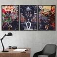 thumbnail image 2 of wall26 Framed Canvas Print Wall Art Set Spray Paint Woman Egyptian Ankh Graffiti &amp; Street Art Comic Book Illustrations Modern Art Urban Portrait for Living Room, Bedroom, Office - 24"x36&quo, 2 of 5