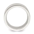 thumbnail image 2 of 925 Sterling Silver Polished Flat Band 9mm Comfort-Fit Flat Size 7 Band Ring Ring for Women and Men, 2 of 5