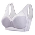 thumbnail image 3 of Breezora Women's Plus Size Breathable Mesh T Shirt Wireless Soft Comfort Support Bra for Daily Wear and Everyday Activities, 3 of 5