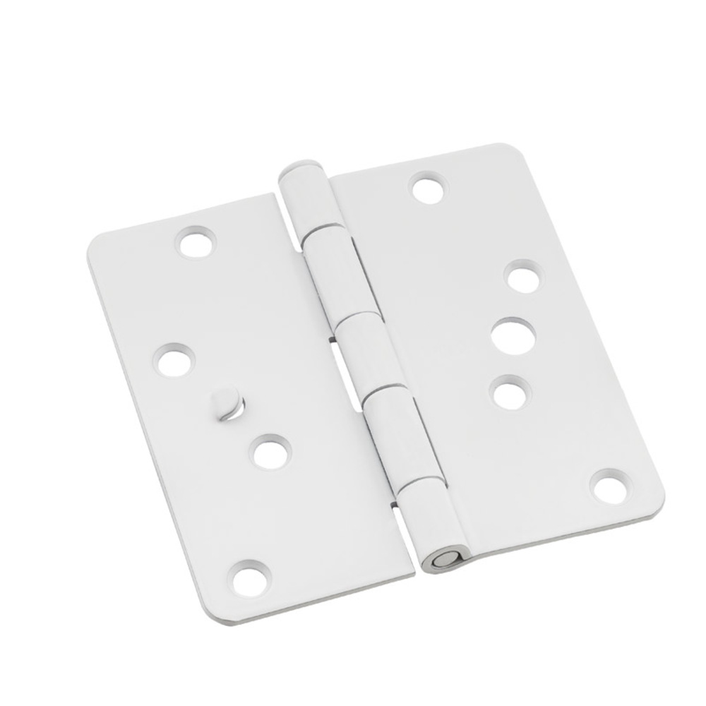 National Hardware 5006808 4 in. White Steel Door Hinge, 3 per Pack - Pack of 5 - image 2 of 2