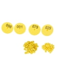 thumbnail image 4 of 100pcs Livestock Ear, Dropping Pig Round Tag With Anti Number For  Pigs SheepsYellow, 4 of 8