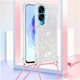 thumbnail image 3 of Funda FOXDOCK para Honor 90 Lite con Cuerda Ajustable, Brillo Líquido, Protección Antigolpes y Lente – Ideal para Regalo, 3 of 6