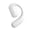 White, variant on One Ear Piece Open Ear Bud Air Bone Conduction Earbud Earless Out of Ear Headphones Single Bluetooth Phone Earpiece Earbud Bluetooth Wireless Headsets with Microphone Earhook for Work