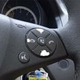 thumbnail image 2 of Walson Reuseable Car Auto Window Control and Radio Buttons Cover Trim Sticker Kit for Mercedes-Benz W204 C250 C300 C350, 2 of 8