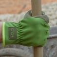 thumbnail image 3 of HANDLANDY Men Leather Gardening Gloves, Utility Work Gloves for Mechanics, Construction, Driver, Dexterity Breathable Design, 3 of 7