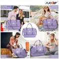 thumbnail image 7 of SUOSDEY Overnight Duffle Bag for Travel,Weekender Bags with Shoes Compartment,Hospital Bag for Labor and Delivery,Carry on Bag for Women,Travel,Gym,Weekend, 7 of 7