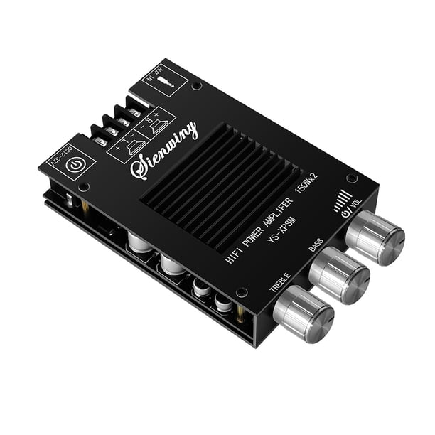 Placa amplificadora de potencia de Audio YS-XPSM 150Wx2 TDA7498E ajuste de graves agudos Hugtrwg Nuevos Originales
