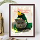 thumbnail image 5 of Cuadros Decorativos 5D DIY gato círculo completo diamante pintura diamante Likrtyny embutido en tela, 5 of 9