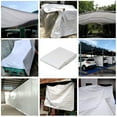 Heavy Duty Tarp Waterproof Poly Canopy Tent Shelter Cover 12 Mil