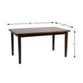 thumbnail image 5 of Lexicon Delmar 6 Piece Wood Dining Set in Espresso, 5 of 11