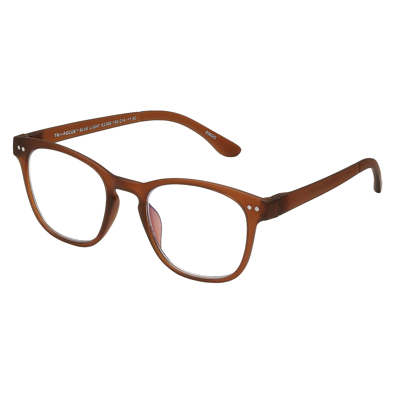 SAV Tri-focus Blue Light +1.50 Reading Glasses Brown (E2306)