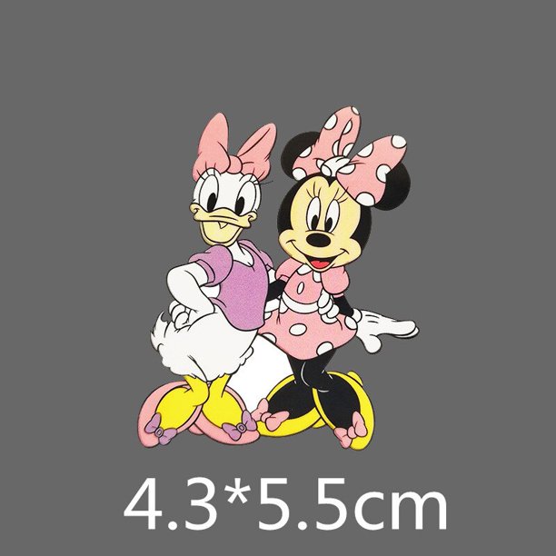 Mickey Minnie mouse Ironing Patches Disney Hot Transfers Clothing Patch Cartoon DIY Sewing Clothes Bag Decration Sticker GiftsChina Gong Bohan LED