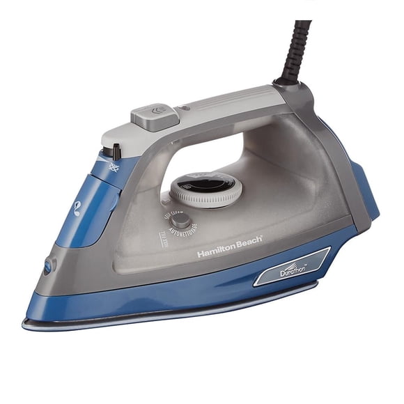 Plancha de Vapor Hamilton Beach Durathon Azul