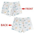 thumbnail image 5 of POPTEM Boys Underwear Soft Cotton Boxer Briefs Rocket Graphics 5-Pack Size 8, 5 of 7