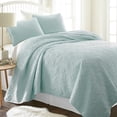 thumbnail image 4 of Merit Linens Premium Ultra Soft Damask Pattern Quilted Coverlet Set, 4 of 5