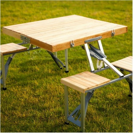 picnic table folding camping portable chairs indoor wood outdoor