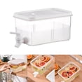 thumbnail image 4 of facefd Clear Cool Water Bucket with Faucet Kitchen Gadgets Plastic for Home Parties 5L, 4 of 8