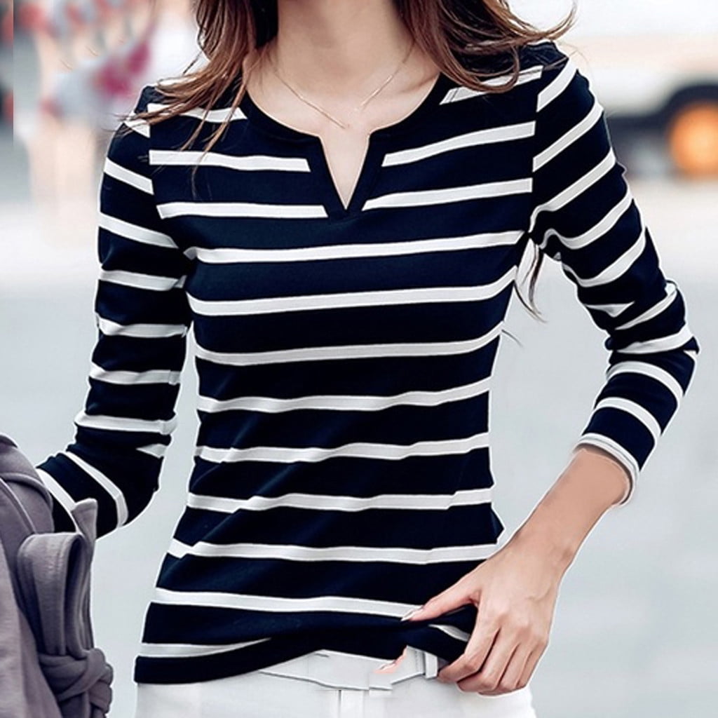 Women Plus Size Long Sleeve Linen Baggy 