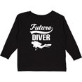 thumbnail image 3 of Inktastic Future Diver Scuba Diving Boys or Girls Long Sleeve Toddler T-Shirt, 3 of 5