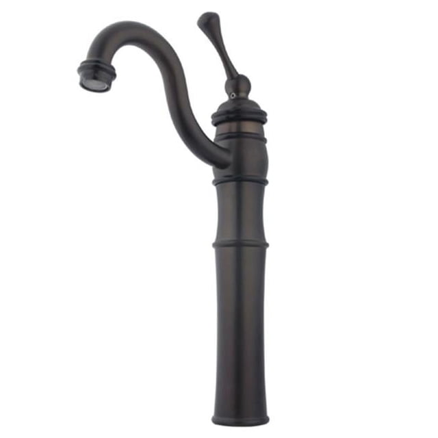 Kingston Brass KB3425BL Single Handle Vessel Sink Faucet with Optional Cover Plate