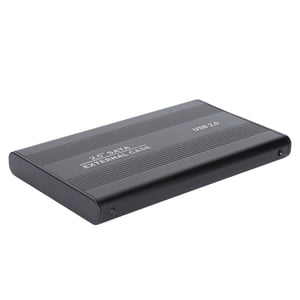 HDD Enclosure, HDD Enclosure Plug Play Hard Drive Enclosure SSD Adapter 3TB USB2.0 SSD Hard Disk Box for OS X Laptops External Data Storage