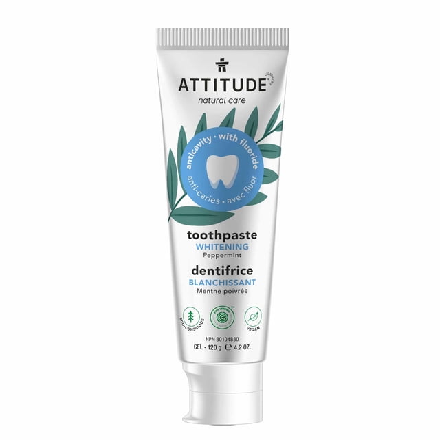 Pasta de dientes ATTITUDE Previene la caries dental, vegana, 125 ml