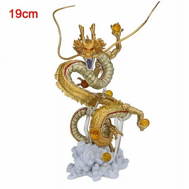 Dragon Ball Z Shenlong figura de acción Anime Cyan Gold Shenron deseando dragón modelo Super Saiyan estatuilla estatua juguetes niños regalos