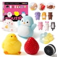thumbnail image 1 of Yooshi Set de 12 juguetes squishy Taba para aliviar el estrés, 1 of 6