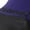Purple White Black, variant on Striped Baseball Sock - PURPLE, WHITE, BLACK - XS
