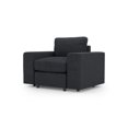thumbnail image 1 of Sillón Individual Seccional Adapti Modular Moderno Reposabrazo Ancho Gris Carbón, 1 of 9