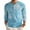 001_Cyan, variant on Mens Henley Tops Long Sleeve Button Shirts Casual Waffle Basic Lightweight Gradient Pullover