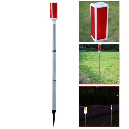 

Solar Traffic Roadblock Pole Light Waterproof LED Strobe Signal Warning Lamp