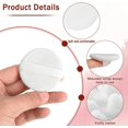 thumbnail image 2 of 6 PCS Setting Powder Puff, 2 Inch Small Round Makeup Powder Puff Pads with Ribbon Soft Velour Eye Shadow Puff Cosmetic Foundation Blender Sponge Beauty Makeup Tools for Loose Powder & Liquid Cosmetic, 2 of 5