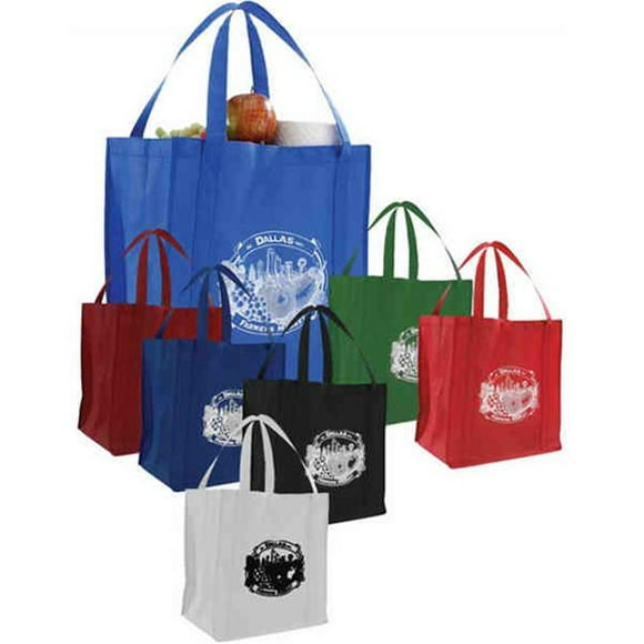 Superbagline QSB57 Black Grocery Bag - Pack of 50