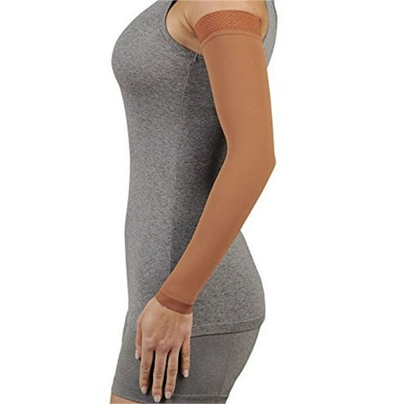 SoftSleeve, model: 2001, Regular, Silicone Border, color: Cinnamon, 20-30mmHg, size IV
