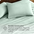 thumbnail image 3 of Bare Home Organic Percale Sheet Set - 300 Thread Count - 100% Organic Cotton - King, Willow, 3 of 7