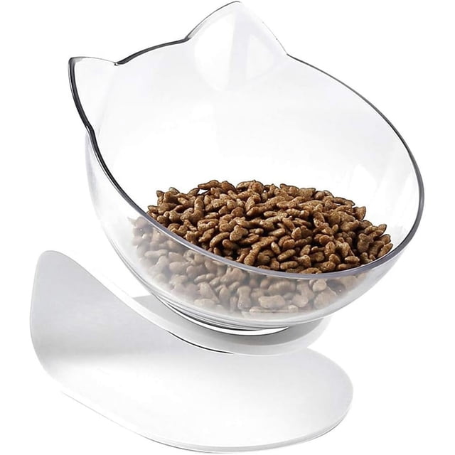Elevated Bowl With 15 Degree Tilted Design, Orthopedic Anti-Vomiting Pet Feeder For Enhanced Comfort And Digestive Aid