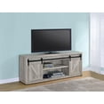 thumbnail image 2 of Bowery Hill Contemporary 71" 3 Shelf Sliding Doors TV Console in Grey Driftwood, 2 of 5