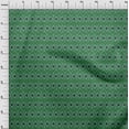 thumbnail image 4 of oneOone Rayon Green Fabric Ikat Craft Projects Decor Fabric Printed By The Yard 56 Inch Wide, 4 of 4