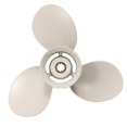 thumbnail image 4 of for Yamaha 9.9-15HP 63V-45945-10-EL 9-1/4 x 9 Aluminum Alloy Marine Outboard Propeller 8 Spline Too, 4 of 5