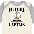 thumbnail image 4 of Inktastic Cute Baby Boy Sailing Captain Boys Long Sleeve Baby Bodysuit, 4 of 5